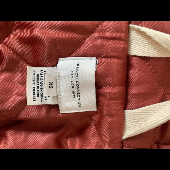 French Connection women’s oversized black parka XS - Picture 4 of 6